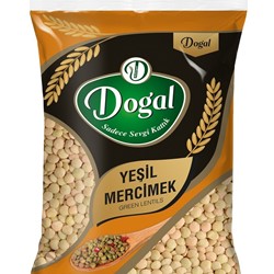 Doğal 1 Kg Yeşil Mercimek 16*