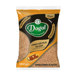 Doğal 1 Kg Esmer Köftelik Bulgur 16*