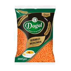 Doğal 1 Kg İthal Kırmızı Mercimek 16*