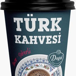 Doğal 4 Oz Şekerli Türk Kahvesi *5