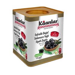 10 Kg 290-320 Süper Siyah Yağlı Zeytin