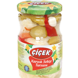Çiçek 0.72 Cc Karışık Sebze Turşusu Kvz *12