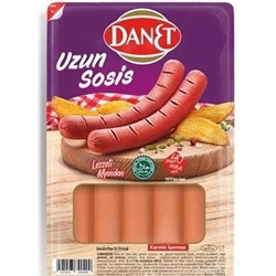 Danet 700 Gr İklim Uzun Büfe Tipi Piliç Sosis *4