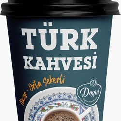 Doğal 4 Oz Orta Şekerli Türk Kahvesi *5