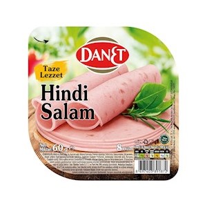 DANET 60 GR HİNDİ SALAM TADIMLIK*18 DANET 60 GR HİNDİ SALAM TADIMLIK*18