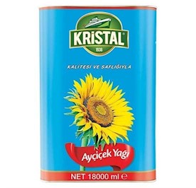 KRİSTAL AYÇİÇEK YAĞI 18 LT TNK