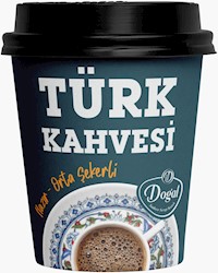 DOĞAL 4 OZ ORTA ŞEKERLİ TÜRK KAHVESİ *5